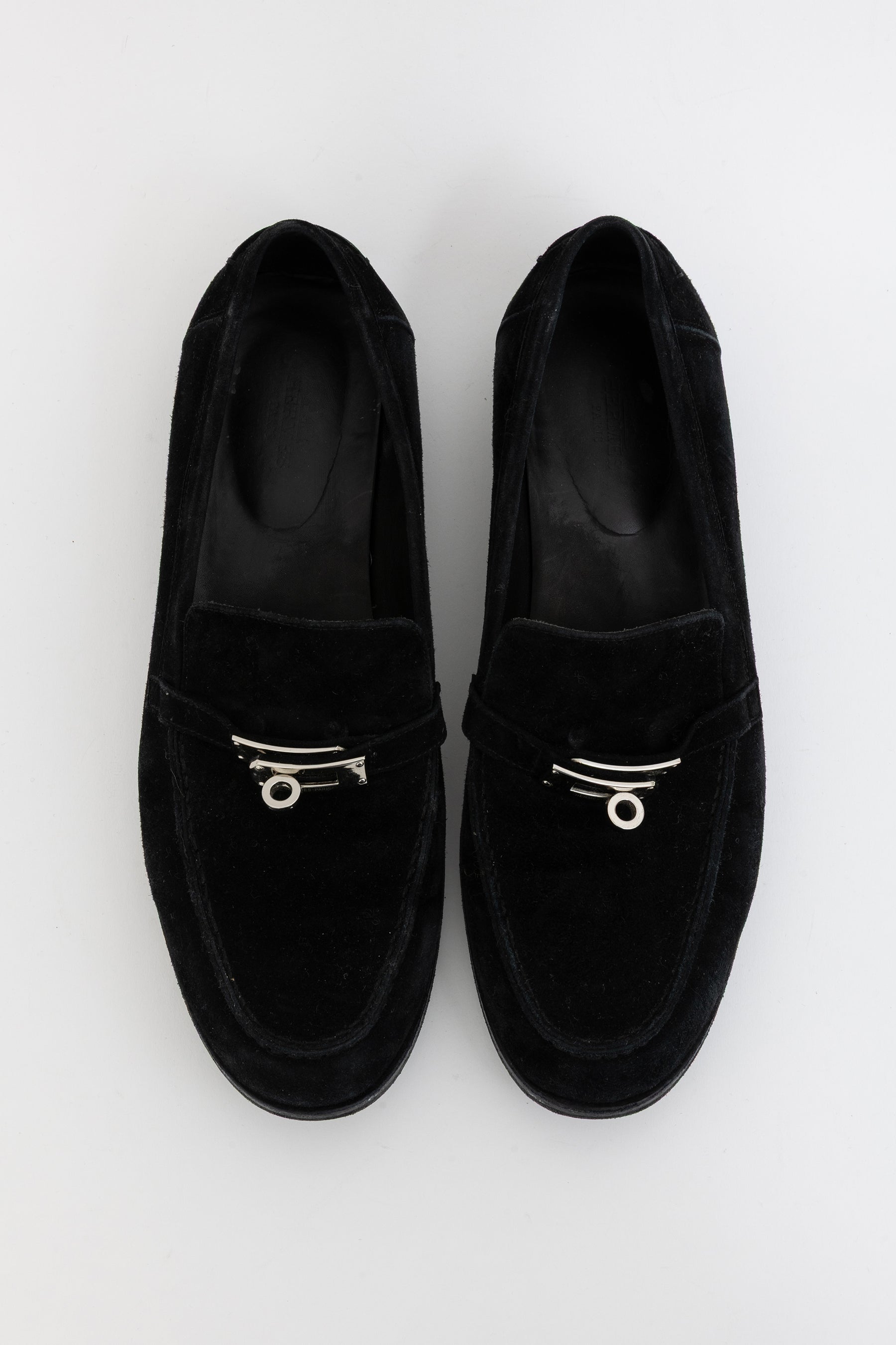 Suede Kelly Buckle Destin Loafers