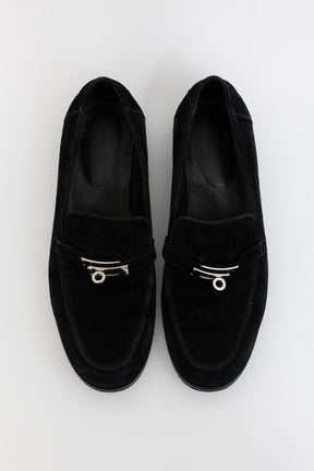 Suede Kelly Buckle Destin Loafers