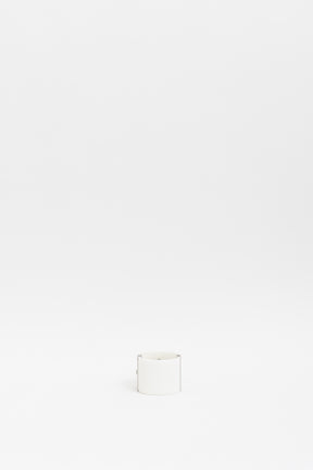 Chanel White and Silver Acrylic Logo Cuff