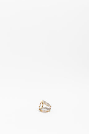 Crystal Logo Cuff
