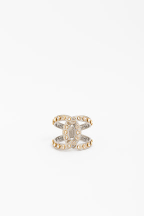 Crystal Logo Cuff