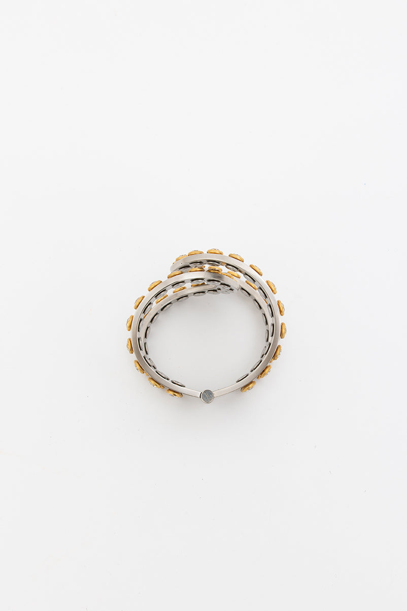 Crystal Logo Cuff