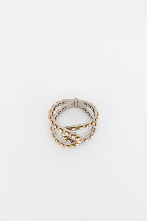 Crystal Logo Cuff