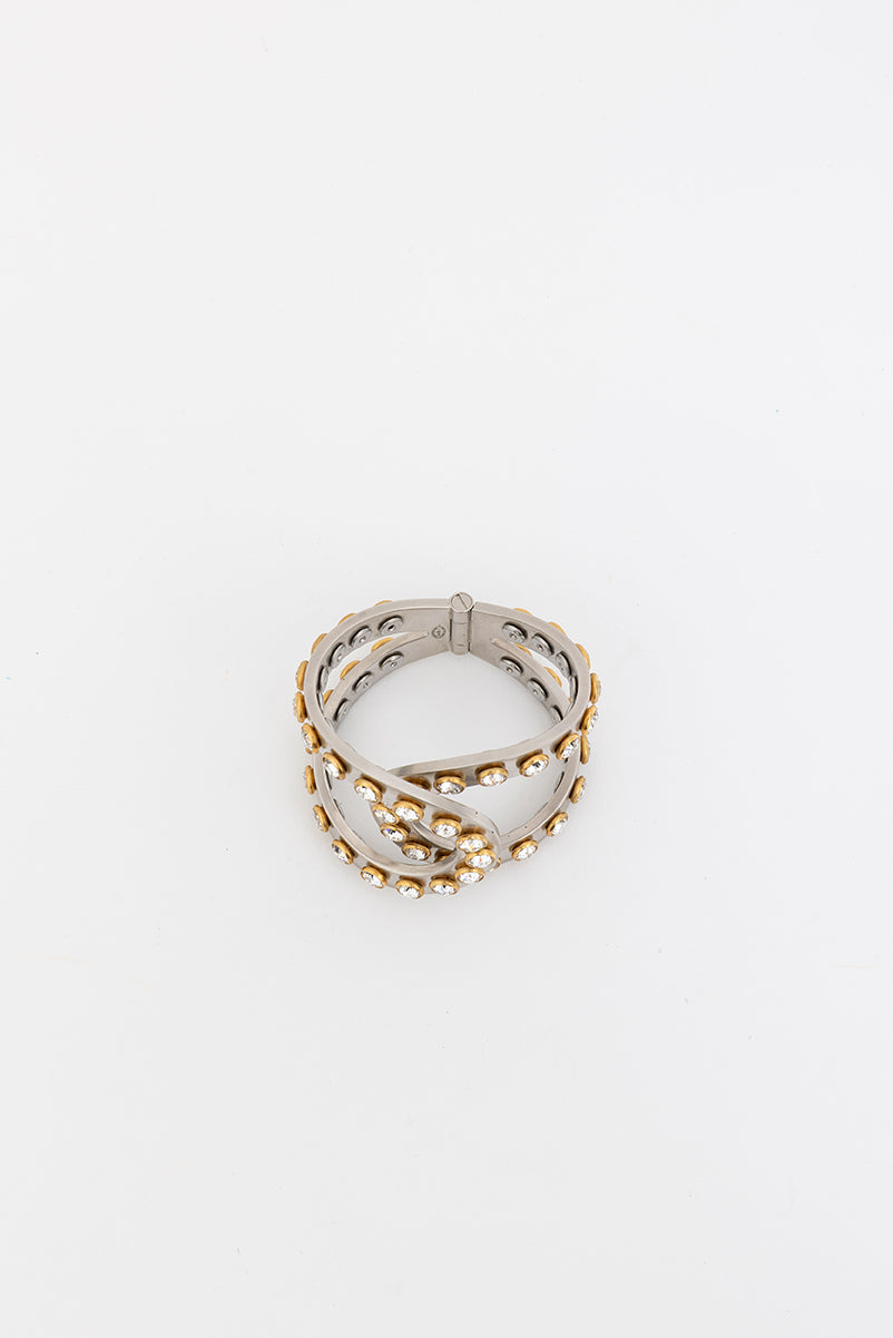 Crystal Logo Cuff