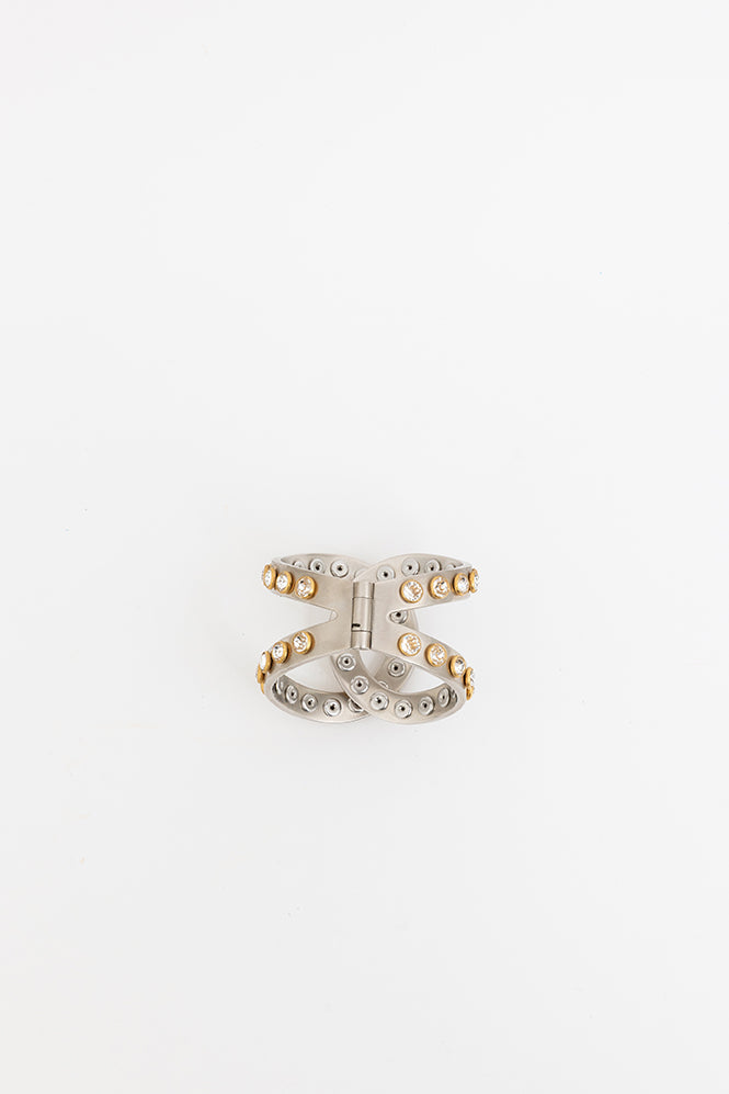 Crystal Logo Cuff