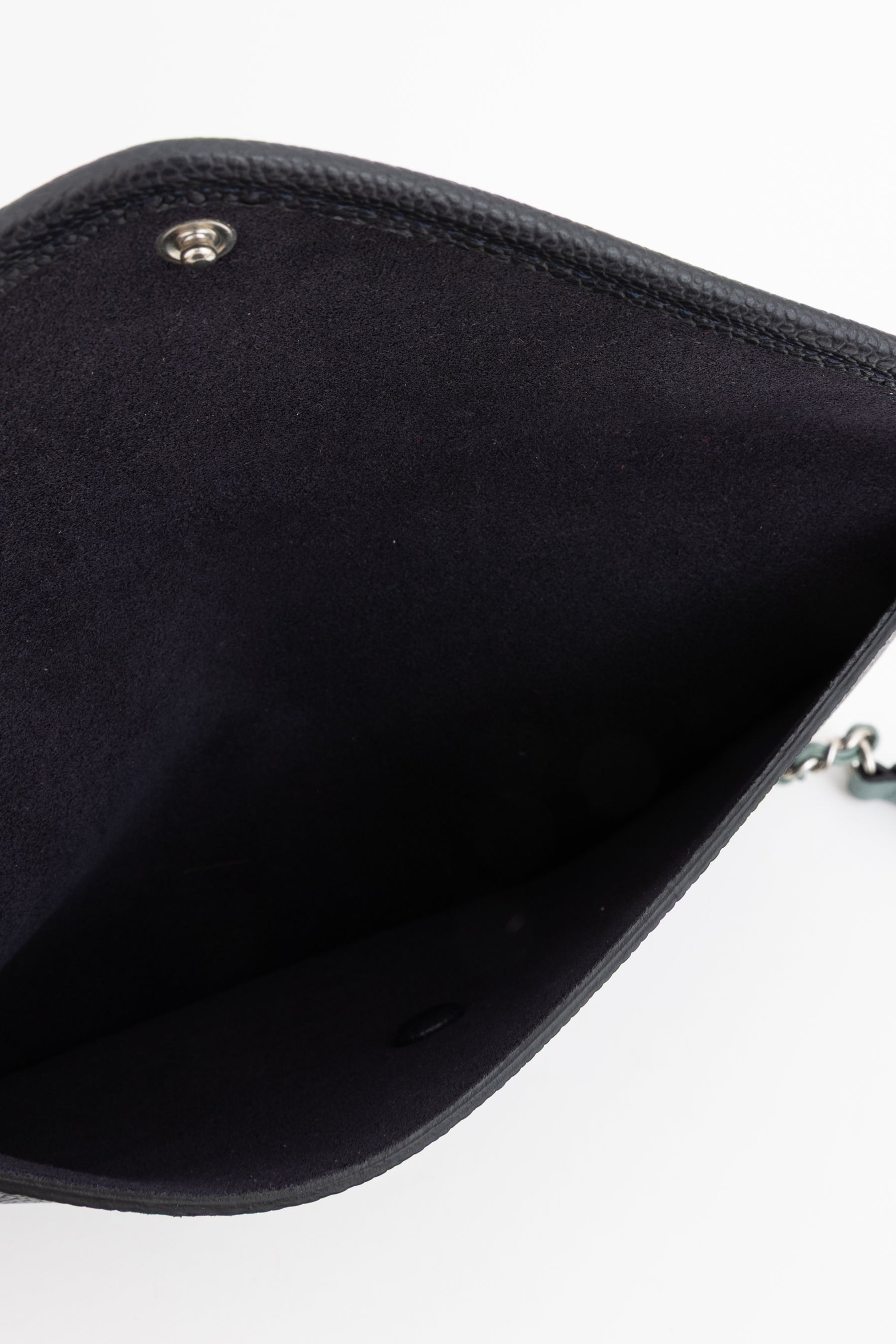 Seafoam Perforated Leather Small Tote Bag