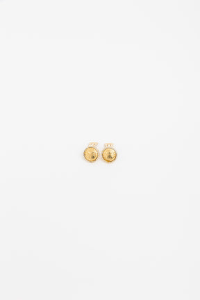 Triomphe Logo Clip On Earrings
