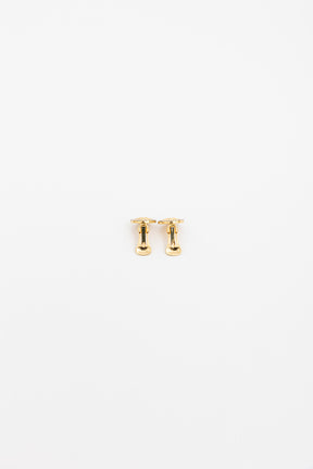 Triomphe Logo Clip On Earrings