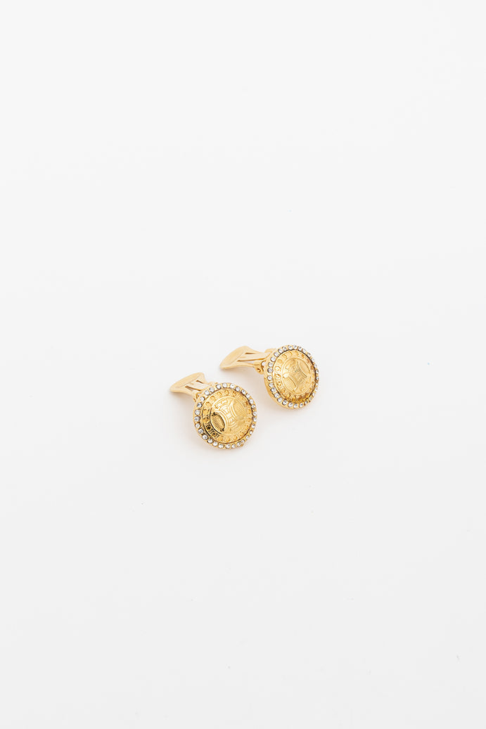 Triomphe Logo Clip On Earrings