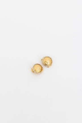 Triomphe Logo Clip On Earrings