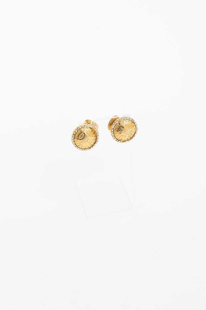 Triomphe Logo Clip On Earrings