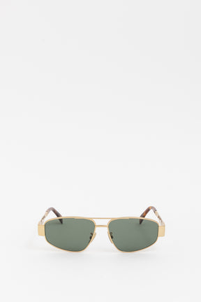 Oval Aviator Triomphe Sunglasses