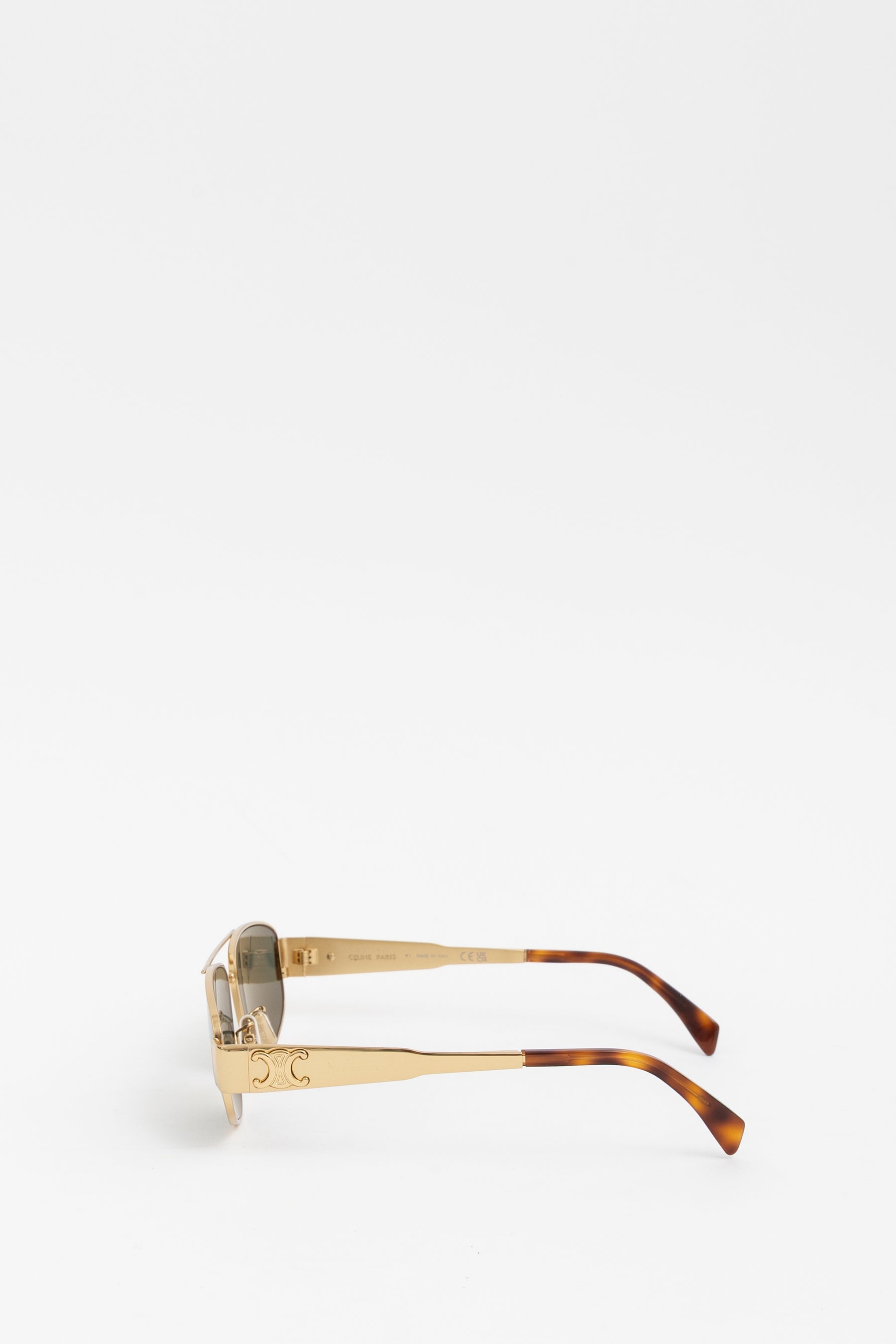 Oval Aviator Triomphe Sunglasses
