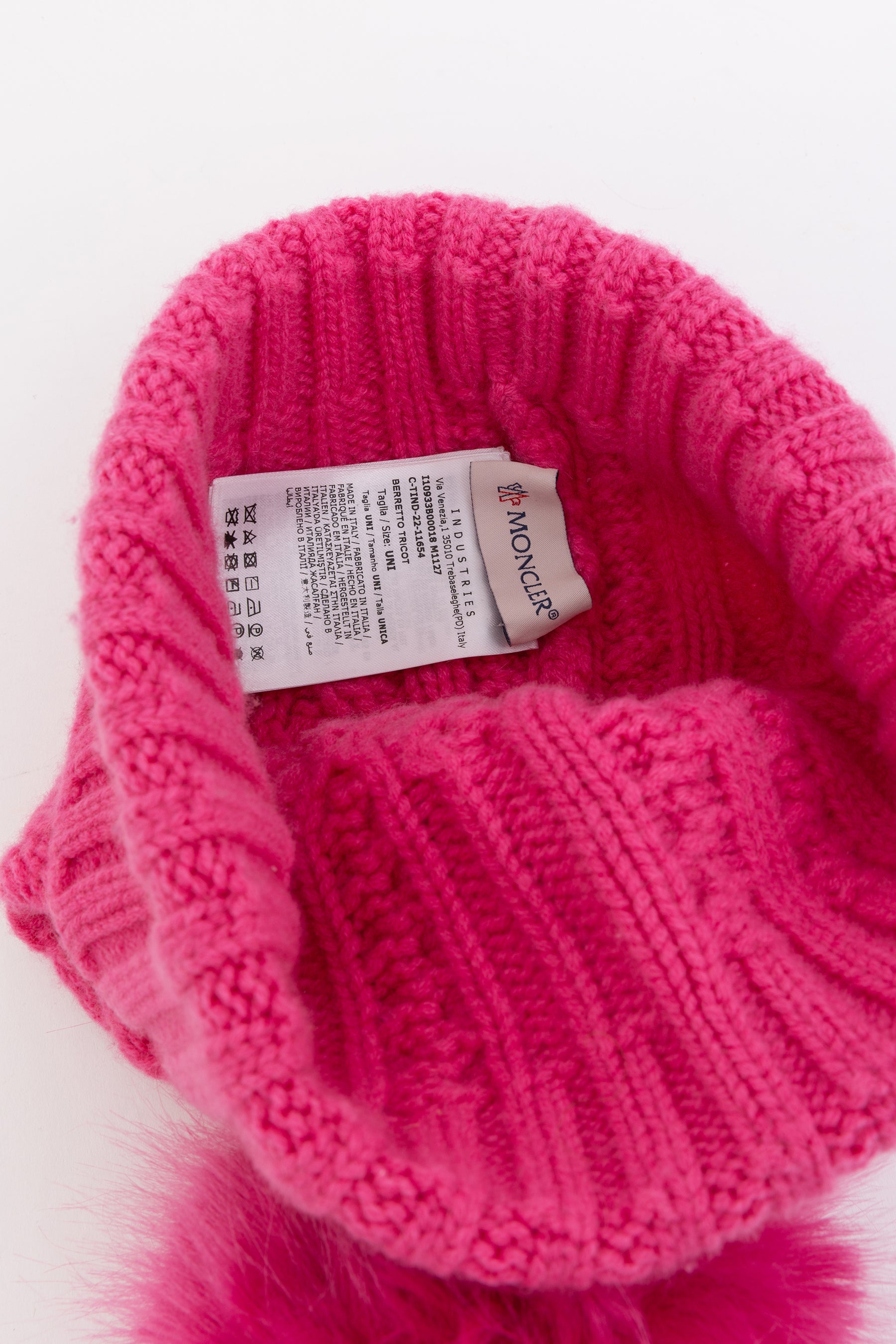 Knitted Beanie With Pompom