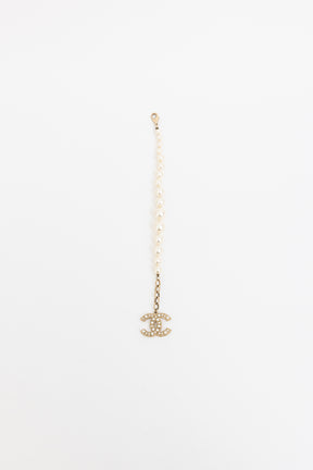 Faux Pearl CC Bracelet