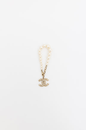 Faux Pearl CC Bracelet