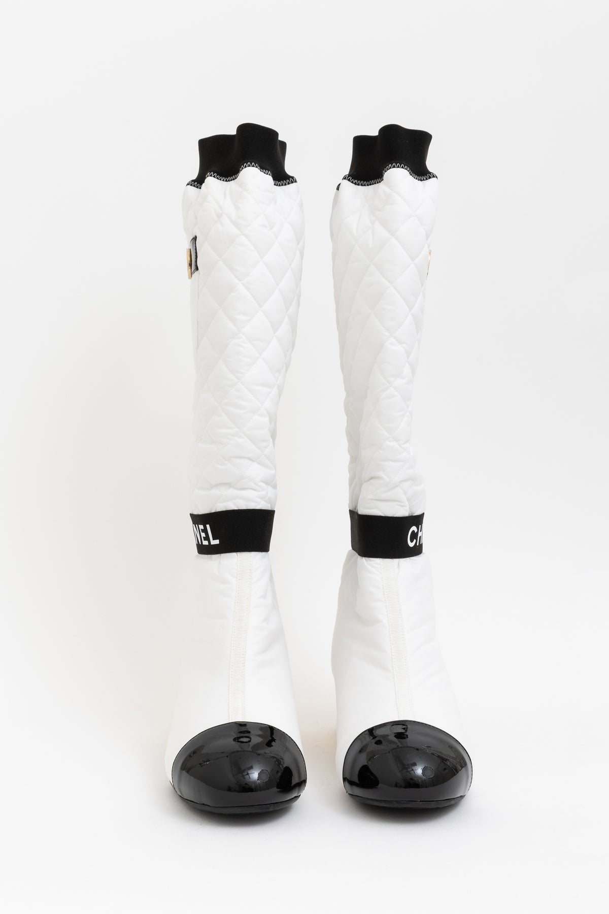 Ankle Boots with Puffer Extension