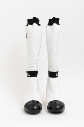 Ankle Boots with Puffer Extension
