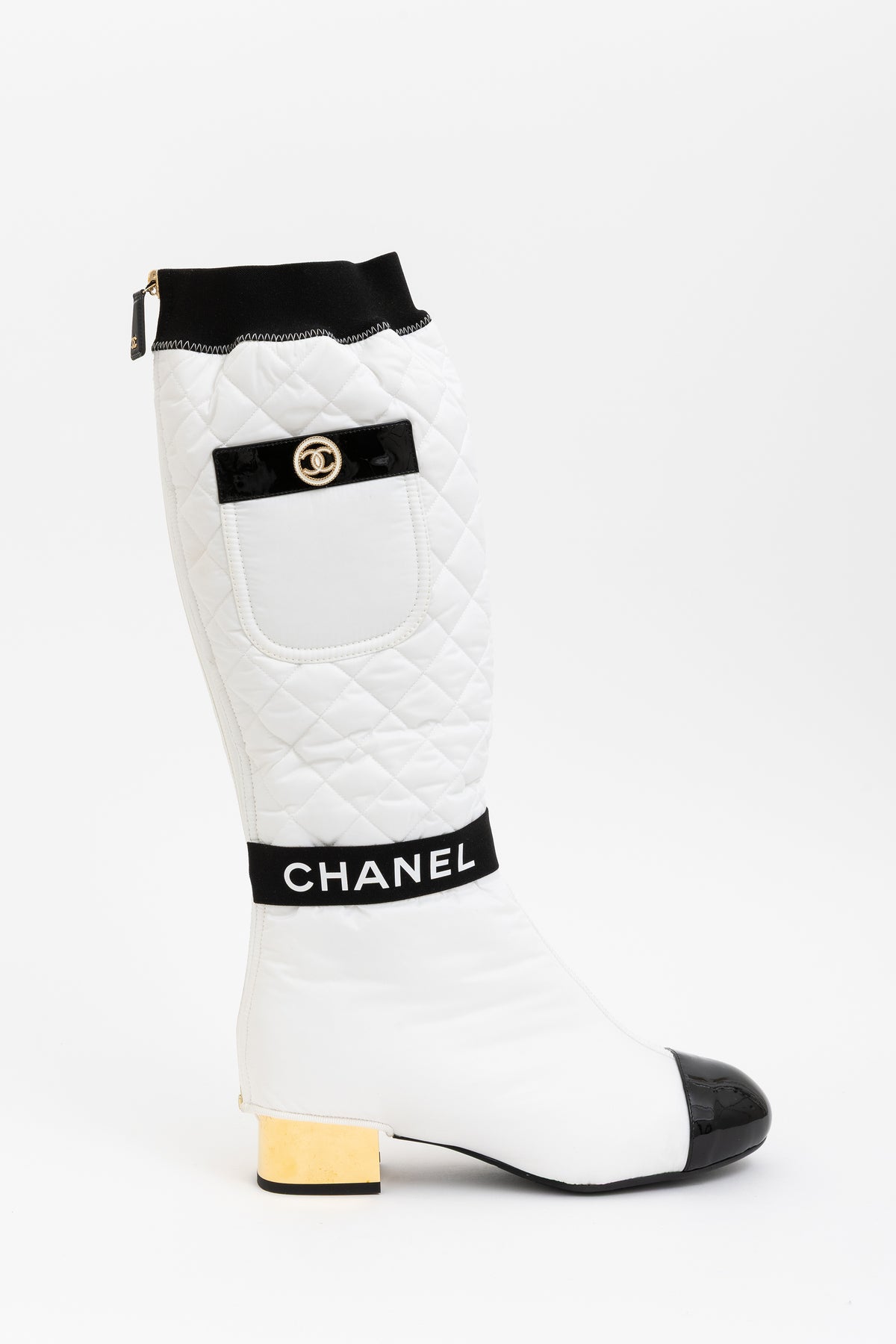 Ankle Boots with Puffer Extension