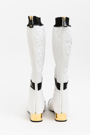 Ankle Boots with Puffer Extension