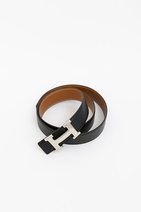 Reversible Leather H Belt