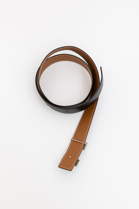 Reversible Leather H Belt