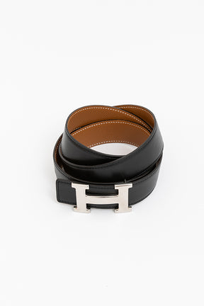 Reversible Leather H Belt
