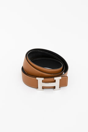 Reversible Leather H Belt