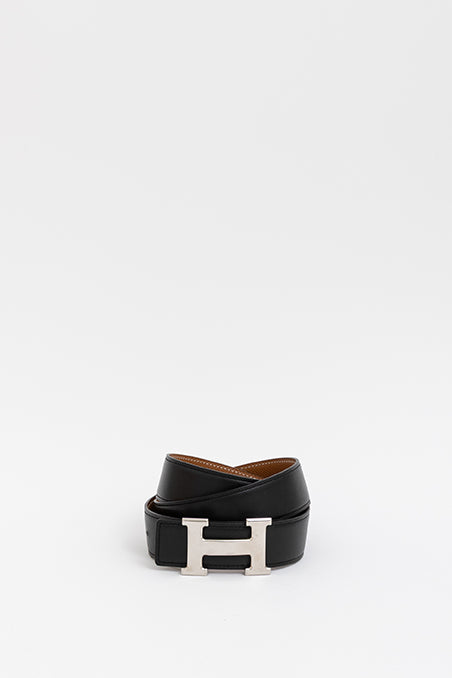 Reversible Leather H Belt
