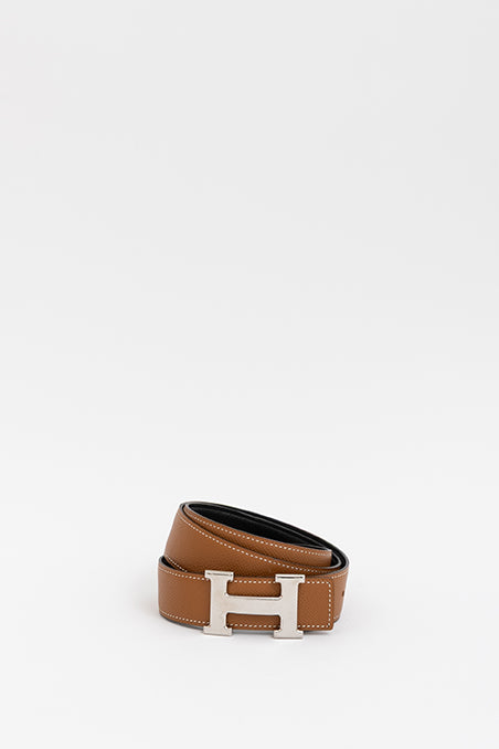 Reversible Leather H Belt