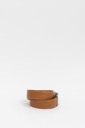 Reversible Leather H Belt