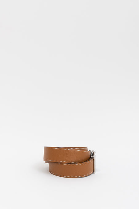 Reversible Leather H Belt