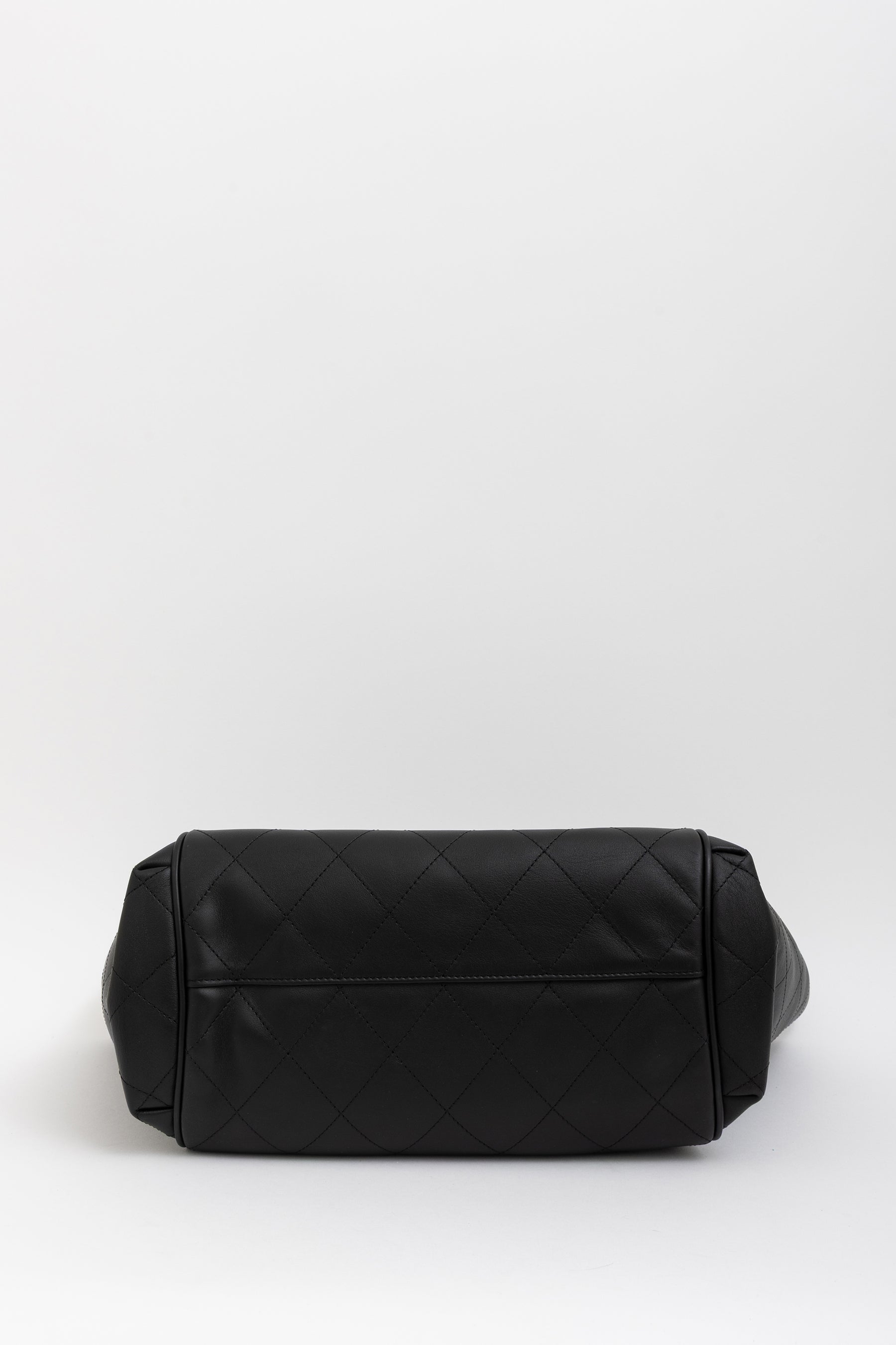 Quilted Chain Handle Shopping Tote