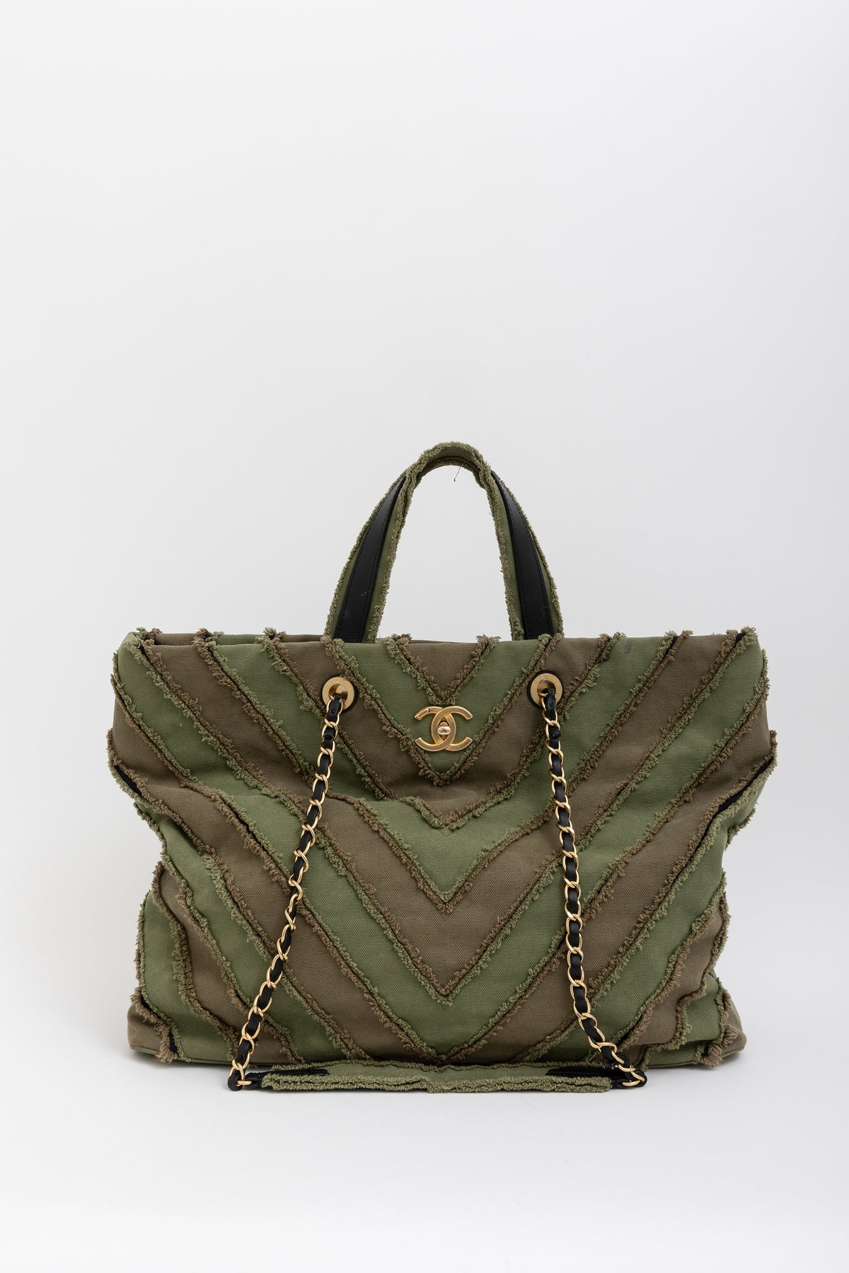 Chevron Cuba Patchwork Shopper Tote