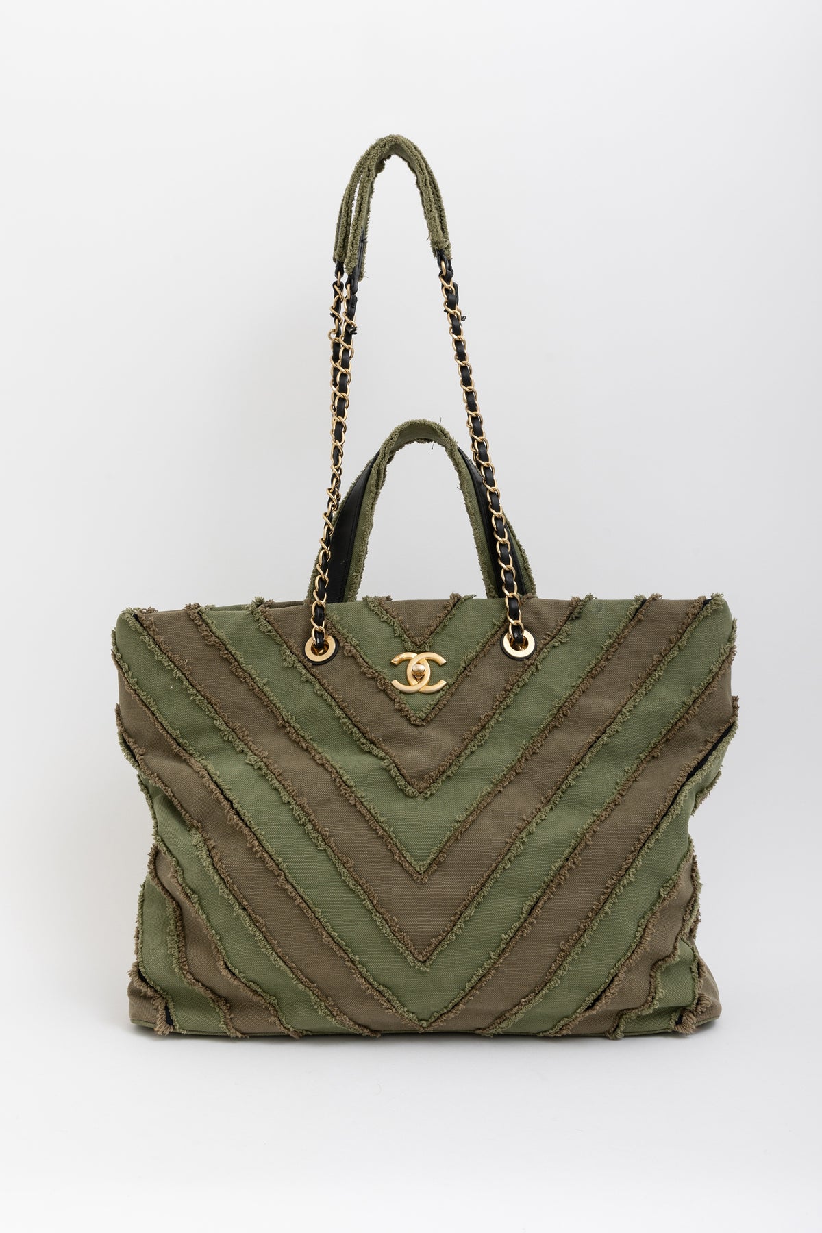 Chevron Cuba Patchwork Shopper Tote