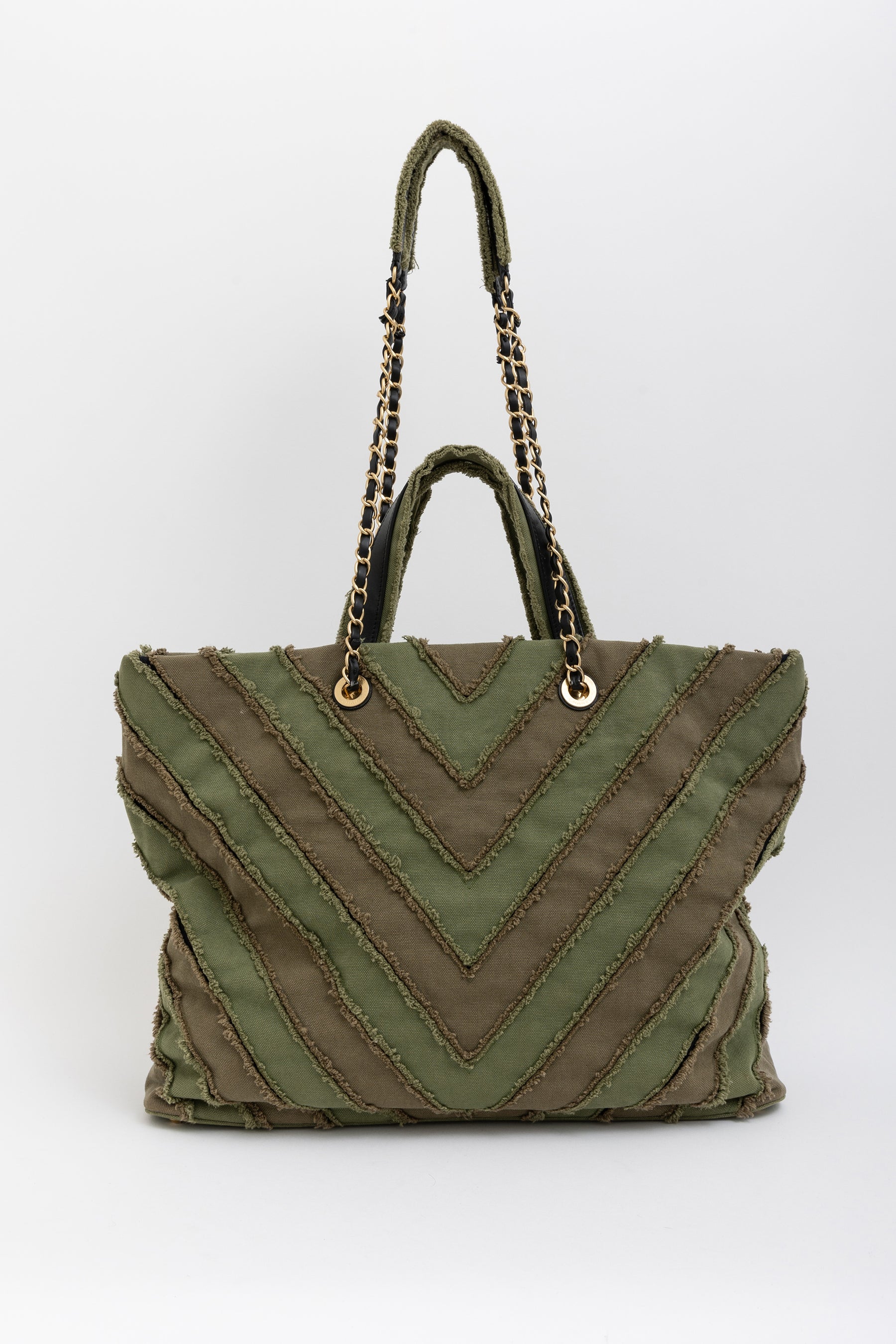 Chevron Cuba Patchwork Shopper Tote