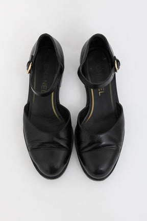 Interlocking CC Logo D'Orsay Mary Jane Shoes