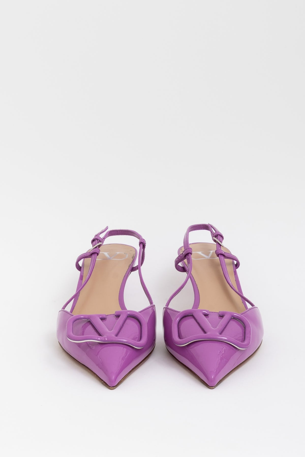 VLogo Signature Slingback Kitten Heel Pumps