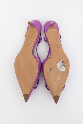 VLogo Signature Slingback Kitten Heel Pumps