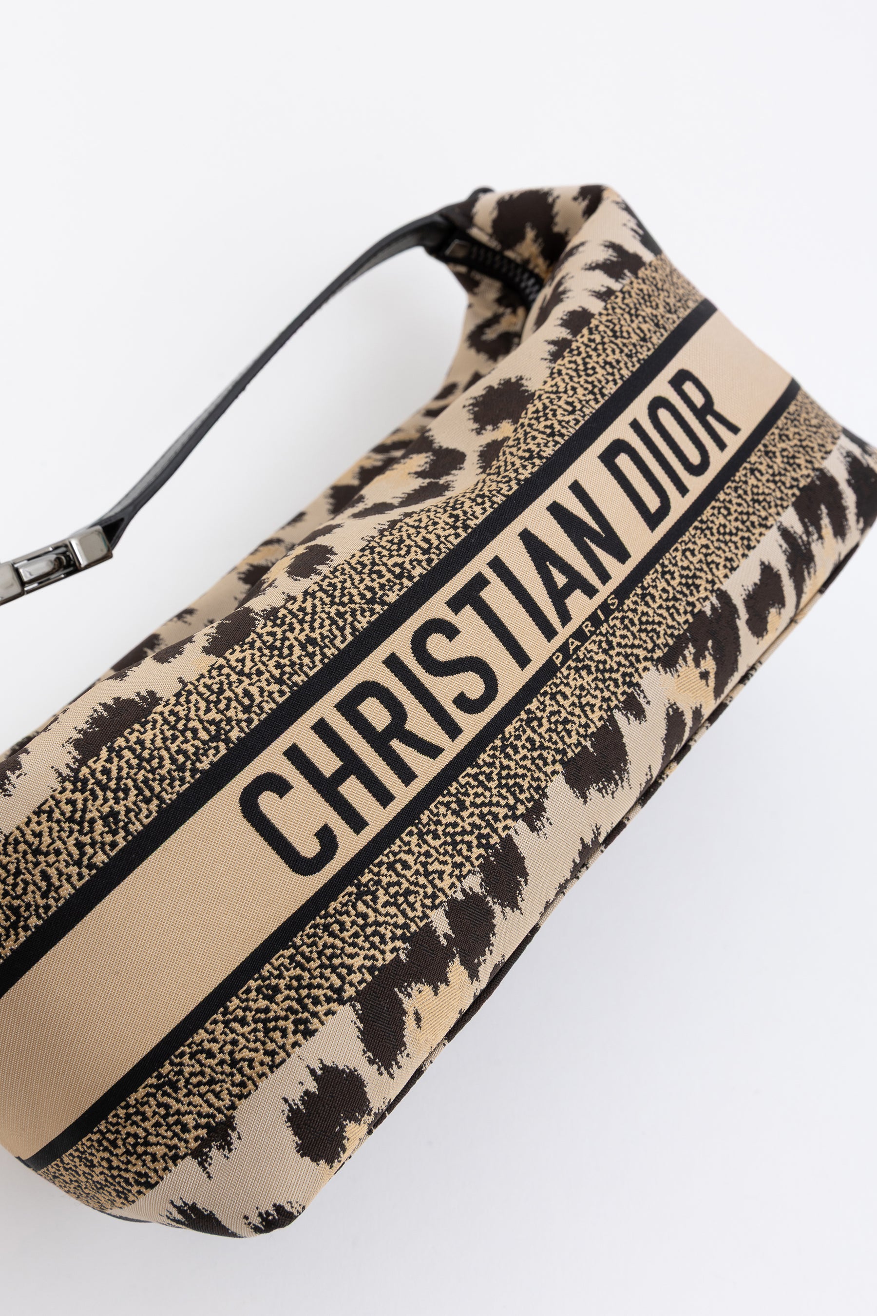 Mizza Leopard Print DiorTravel Nomad Pouch
