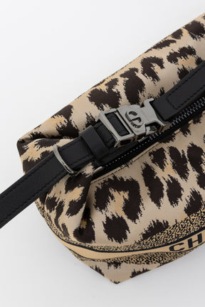 Mizza Leopard Print DiorTravel Nomad Pouch