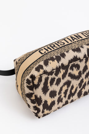 Mizza Leopard Print DiorTravel Nomad Pouch