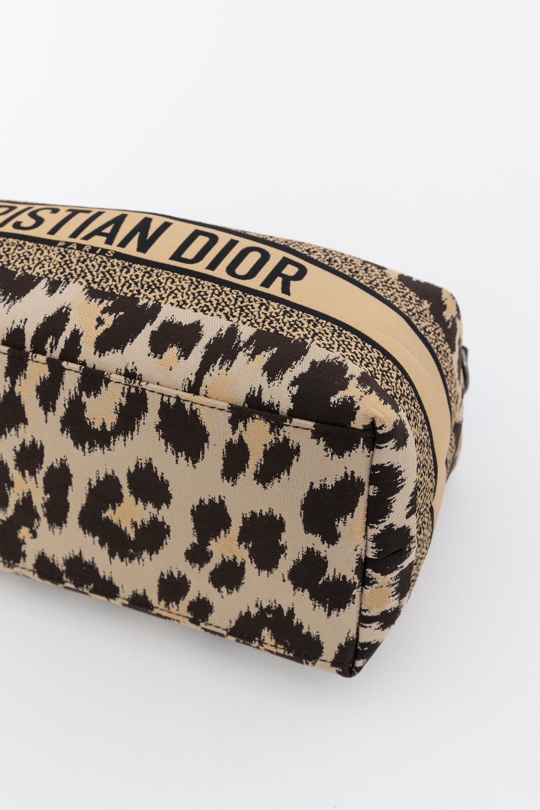 Mizza Leopard Print DiorTravel Nomad Pouch