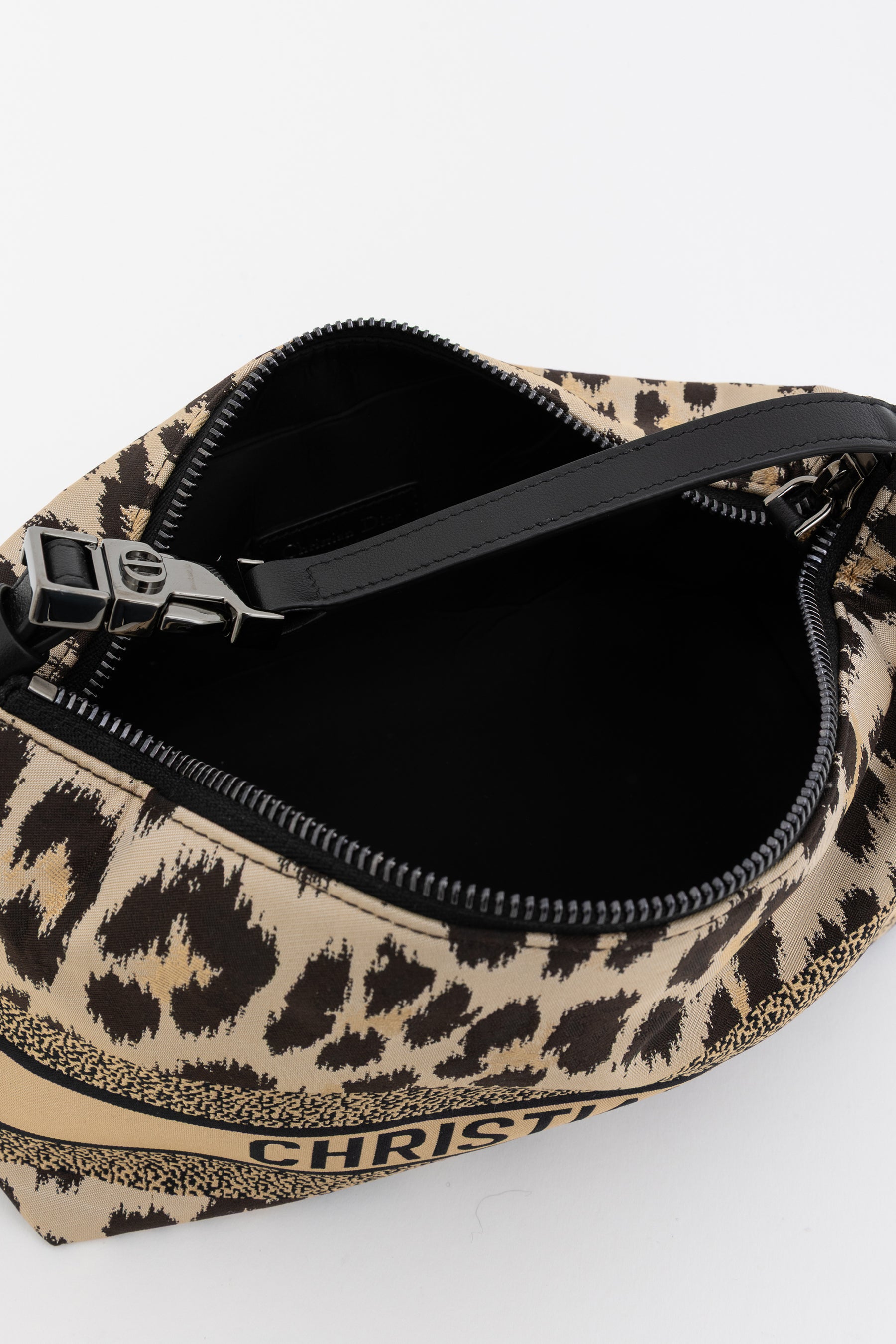Mizza Leopard Print DiorTravel Nomad Pouch