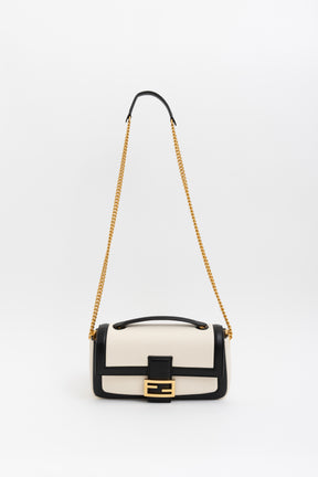 Apolo Top Handle Bicolor Baguette Bag