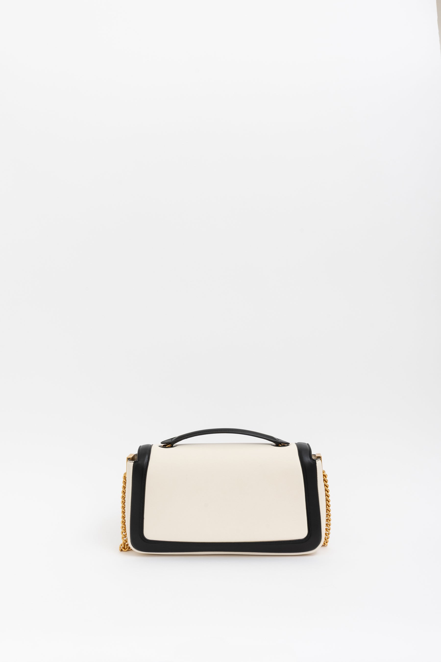 Apolo Top Handle Bicolor Baguette Bag