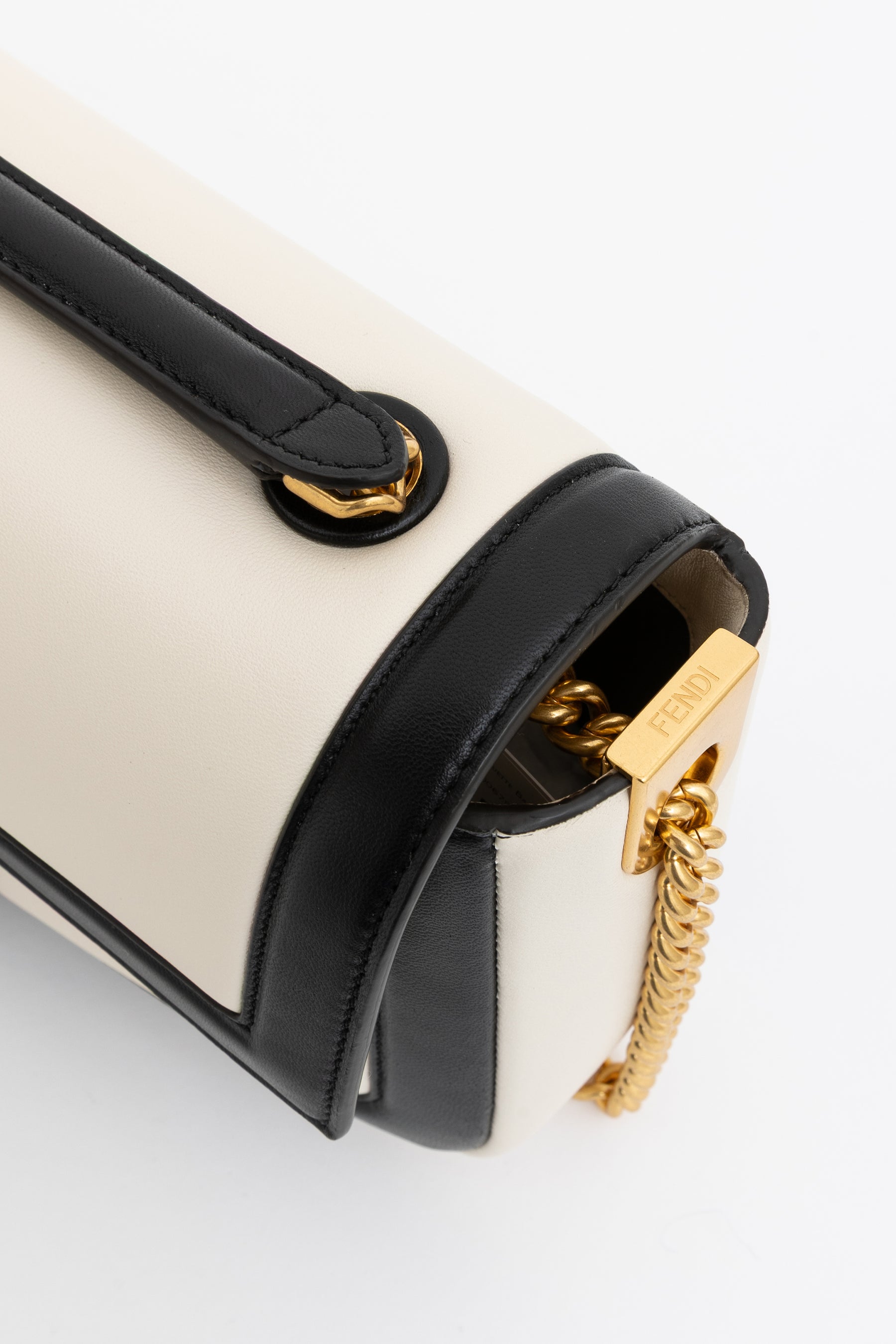 Apolo Top Handle Bicolor Baguette Bag