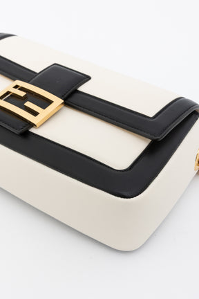 Apolo Top Handle Bicolor Baguette Bag