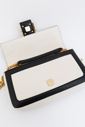 Apolo Top Handle Bicolor Baguette Bag