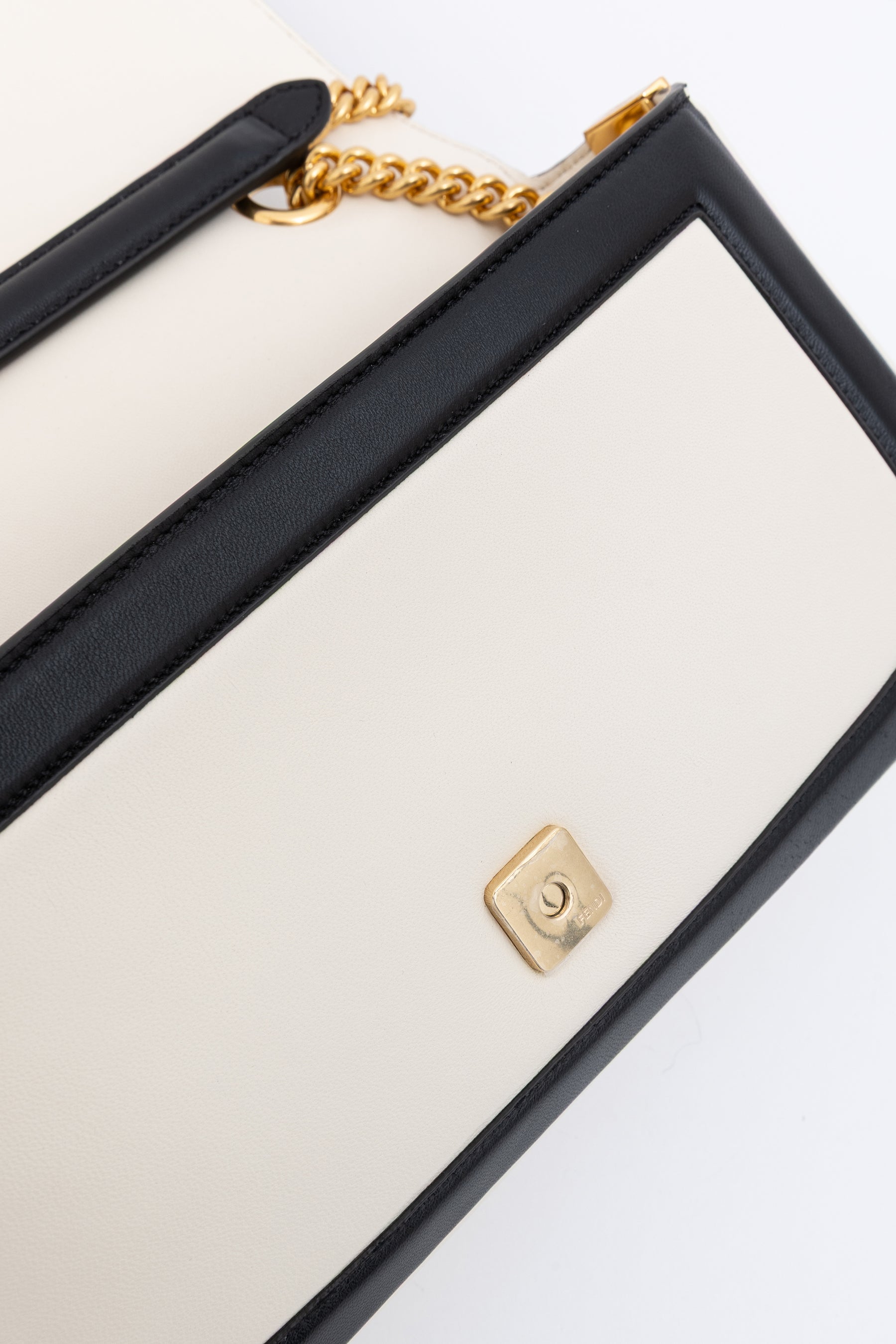 Apolo Top Handle Bicolor Baguette Bag